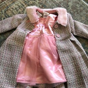 Dress and coat for girls